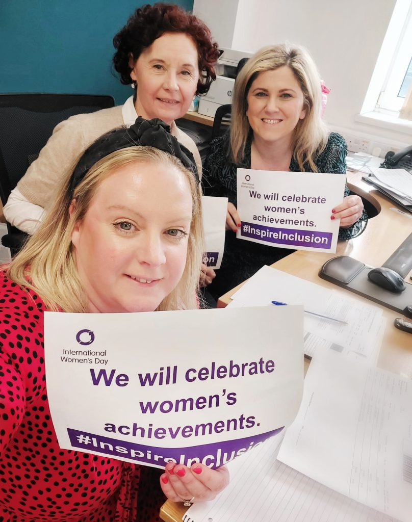 Marking International Women's Day at Carbon Group, Cork.