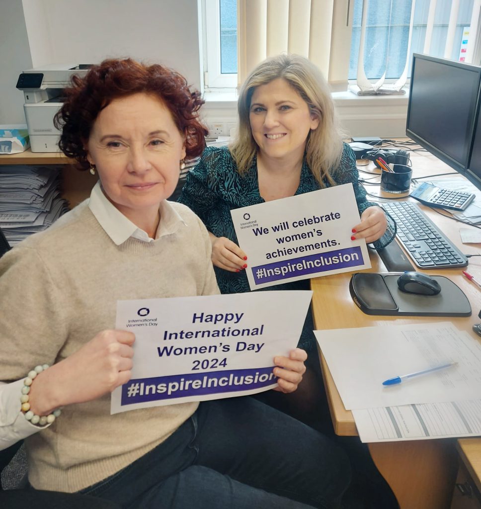 Marking International Women's Day at Carbon Group, Cork.