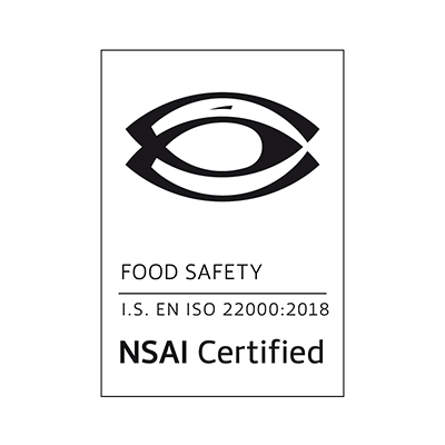 Food Safety Icon - NSAI Certified ISO 22000:2018