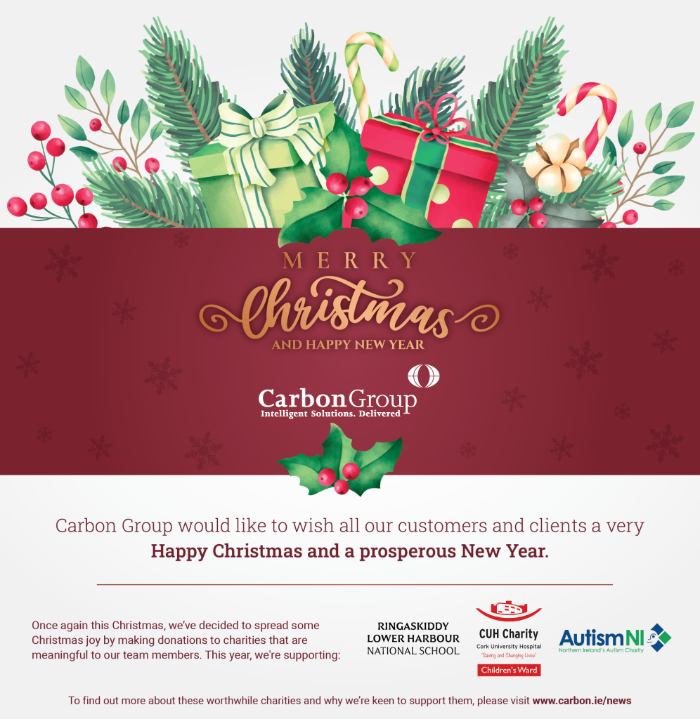 Carbon Group Christmas greeting card
