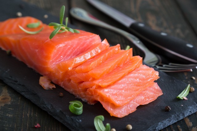 Photo of smoked salmon